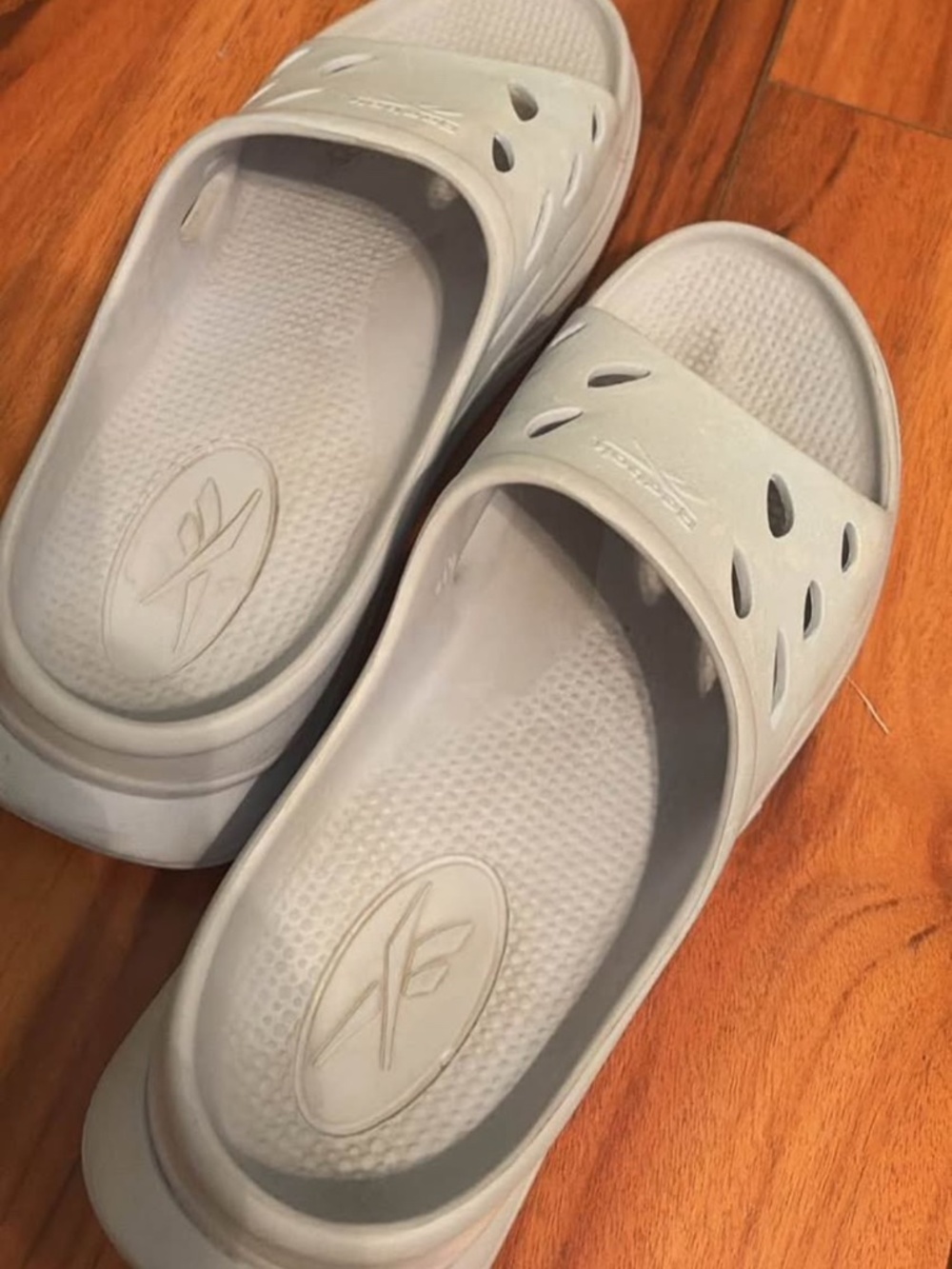 Reebok lavender Slide Sandals